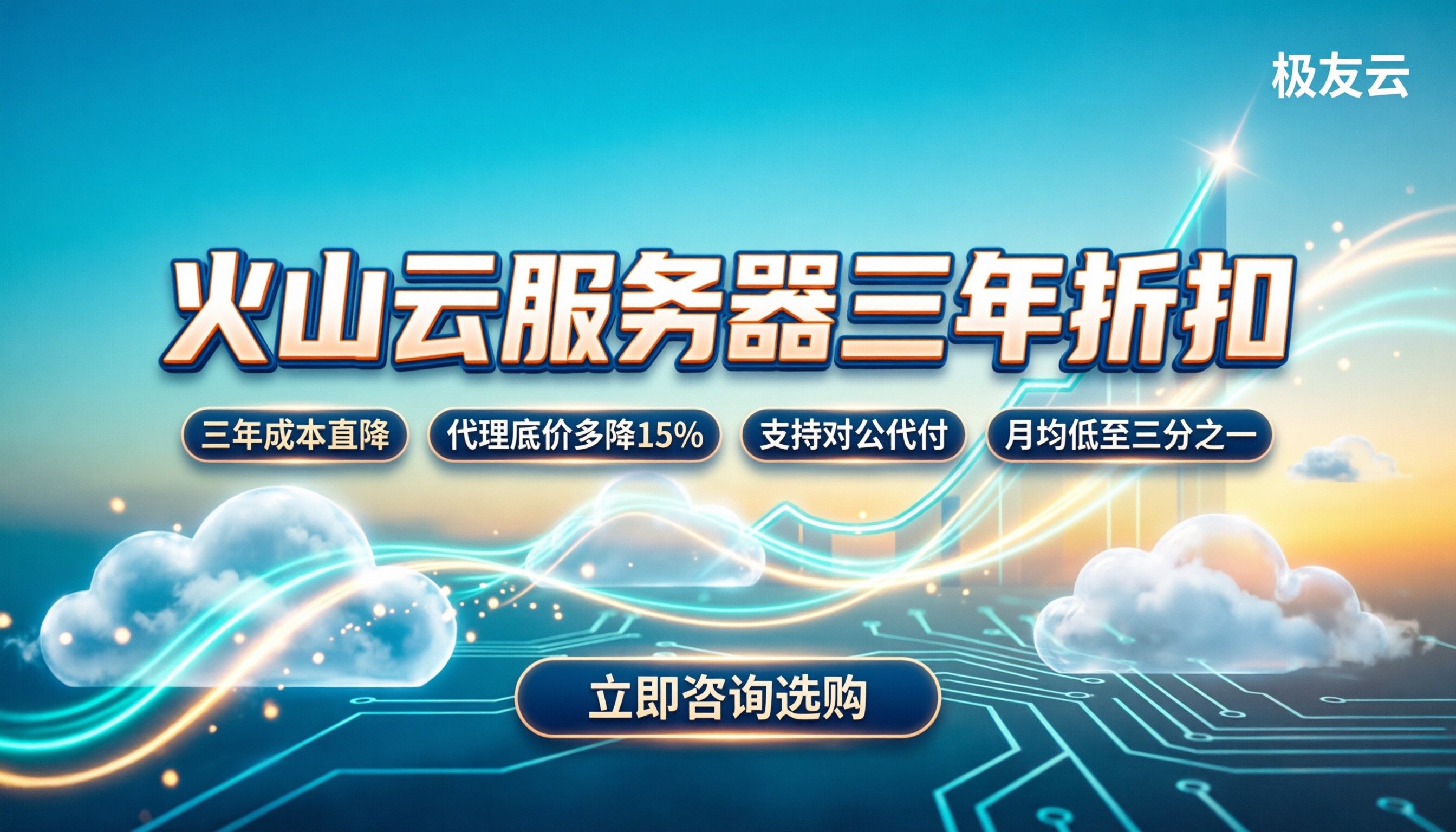 火山云服务器三年折扣:怎么买最划算?