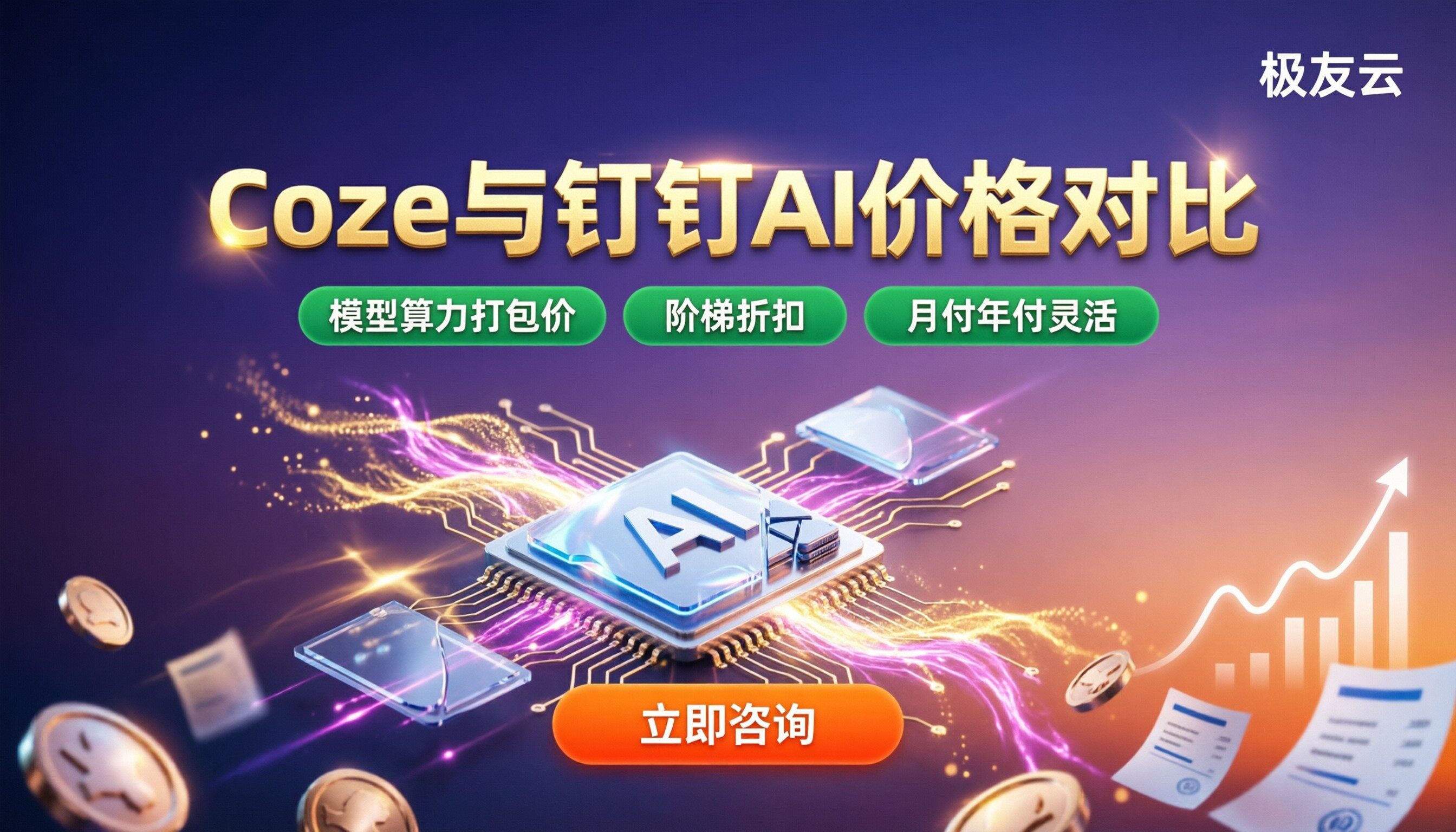 Coze和钉钉AI价格:最新对比怎么选