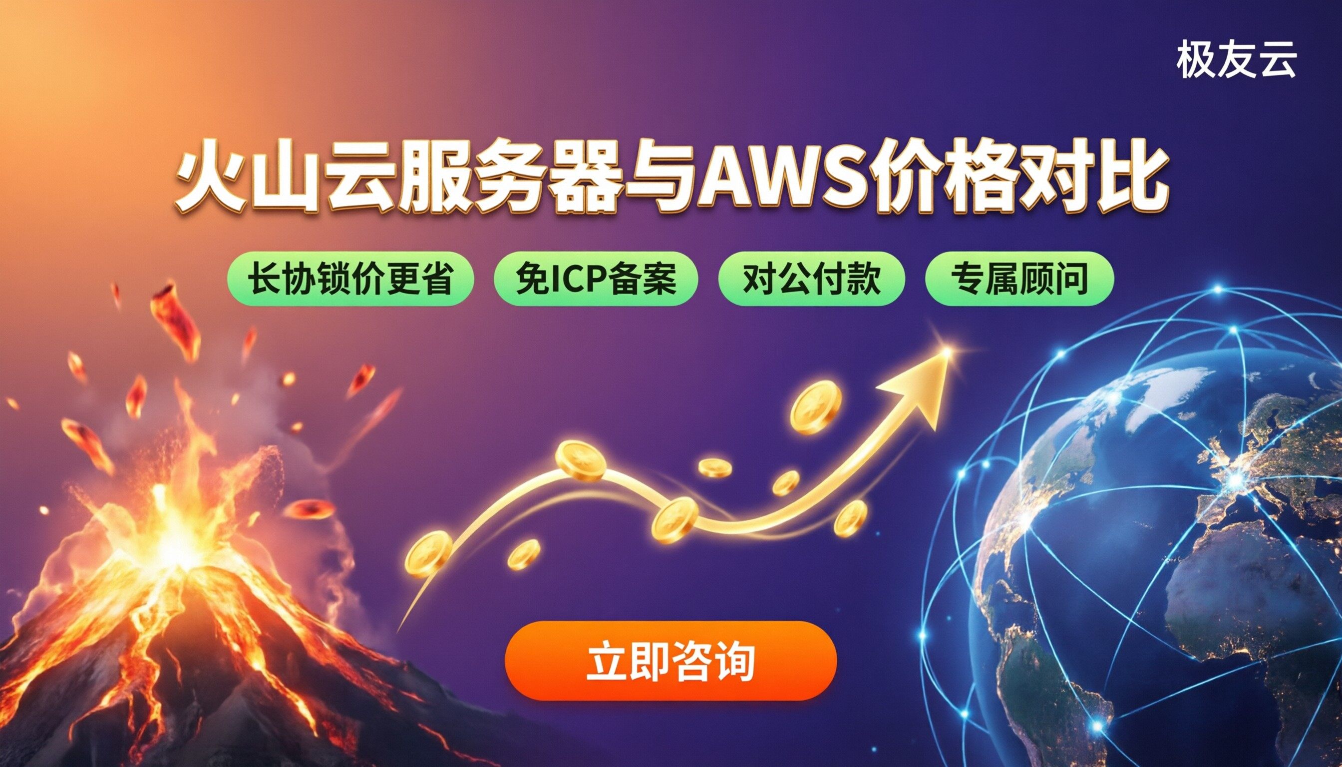 火山云服务器与AWS价格对比：今年怎么选更划算