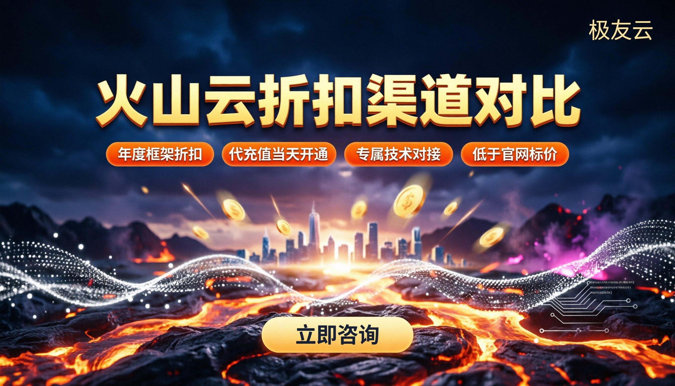 厦门火山云折扣代理商怎么选:最新折扣与渠道对比