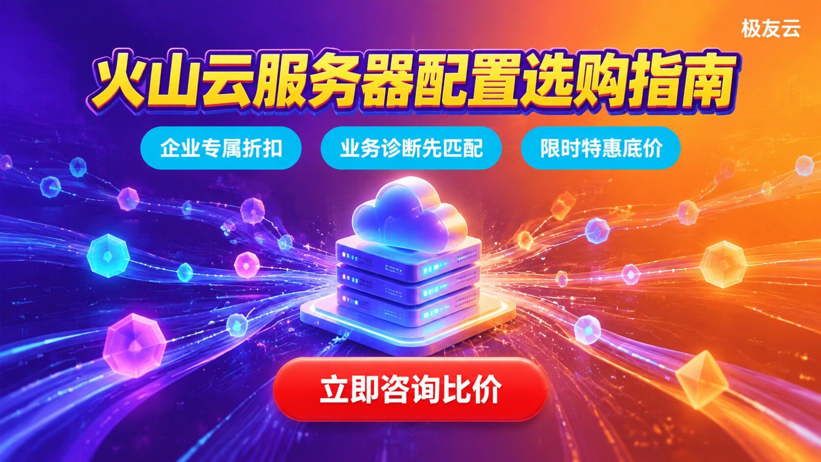 火山云服务器配置选购指南：业务场景决定配置