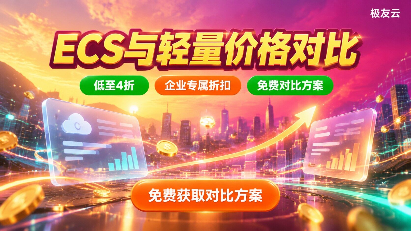 火山云ECS和轻量价格区别：套餐计费对比