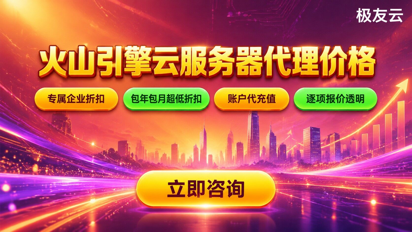 火山引擎云服务器代理价格：渠道折扣与费用明细