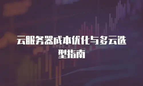 云服务器成本优化与多云选型指南