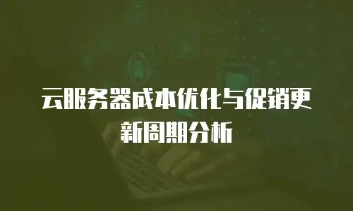 云服务器成本优化与促销更新周期分析