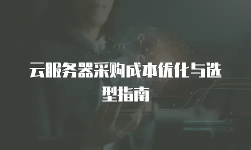 云服务器采购成本优化与选型指南