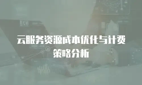 云服务资源成本优化与计费策略分析
