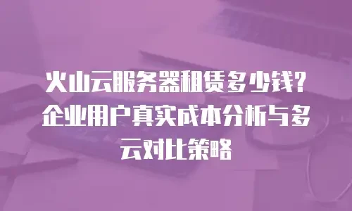 火山云服务器租赁多少钱？企业用户真实成本分析与多云对比策略