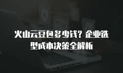 火山云豆包多少钱？企业选型成本决策全解析