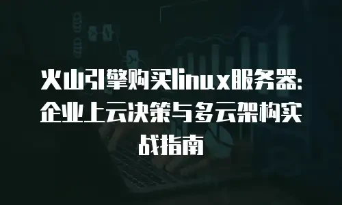 火山引擎购买linux服务器：企业上云决策与多云架构实战指南