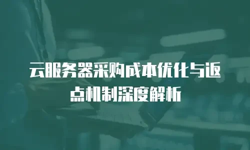 云服务器采购成本优化与返点机制深度解析