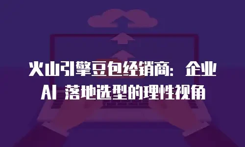 火山引擎豆包经销商：企业 AI 落地选型的理性视角