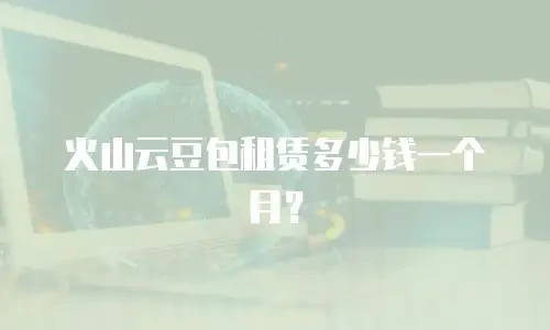 火山云豆包租赁多少钱一个月？