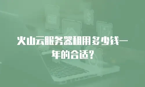 火山云服务器租用多少钱一年的合适？
