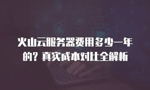 火山云服务器费用多少一年的？真实成本对比全解析