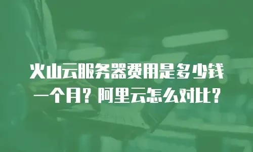 火山云服务器费用是多少钱一个月？阿里云怎么对比？