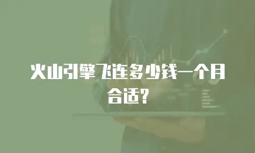 火山引擎飞连多少钱一个月合适？