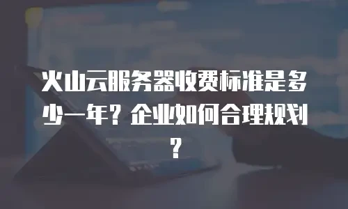 火山云服务器收费标准是多少一年？企业如何合理规划？