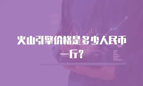 火山引擎价格是多少人民币一斤？
