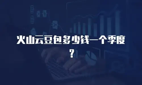 火山云豆包多少钱一个季度？