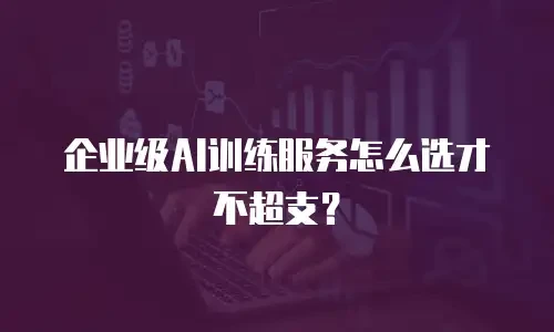 企业级AI训练服务怎么选才不超支？