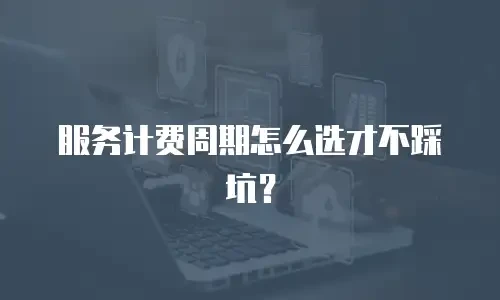 服务计费周期怎么选才不踩坑？