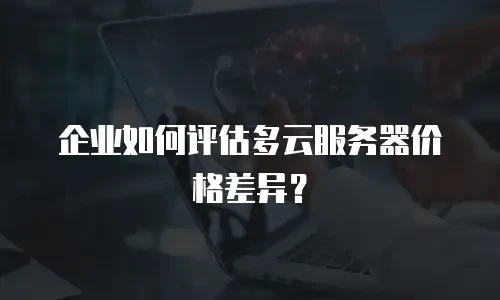 企业如何评估多云服务器价格差异？