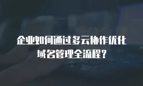 企业如何通过多云协作优化域名管理全流程？