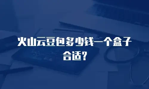 火山云豆包多少钱一个盒子合适？